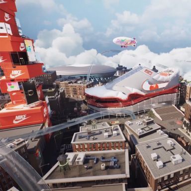 Digital rendering of Airphoria, Nike's metaverse experience