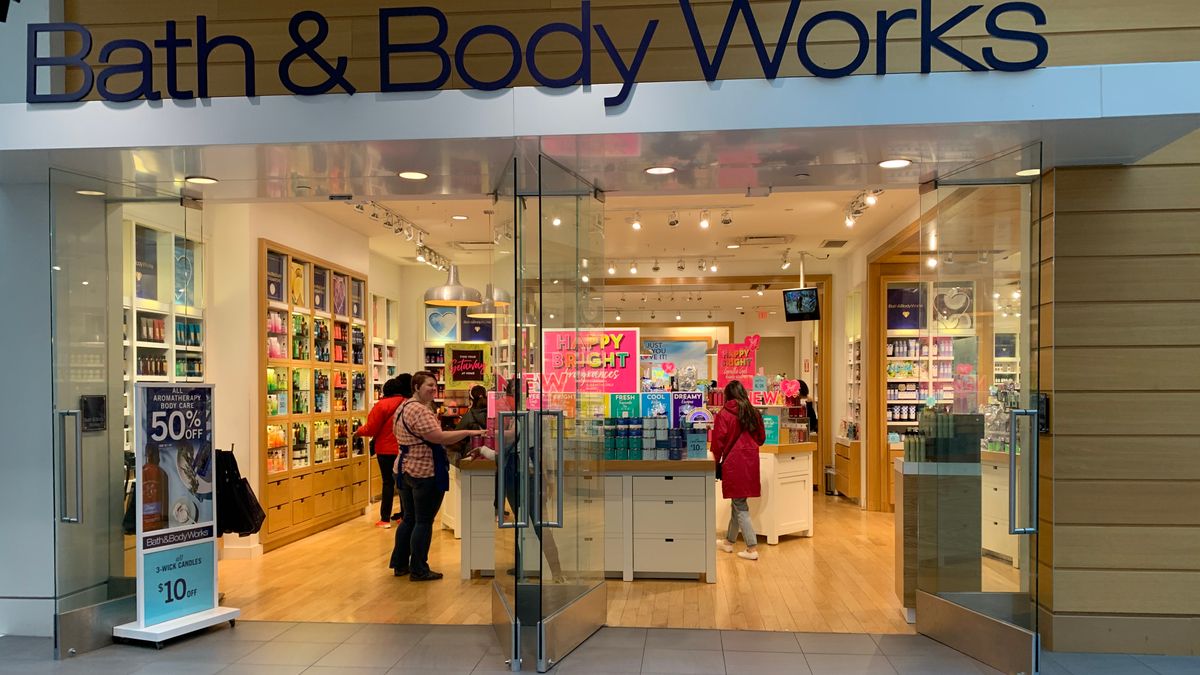 A Bath and Body Works storefront