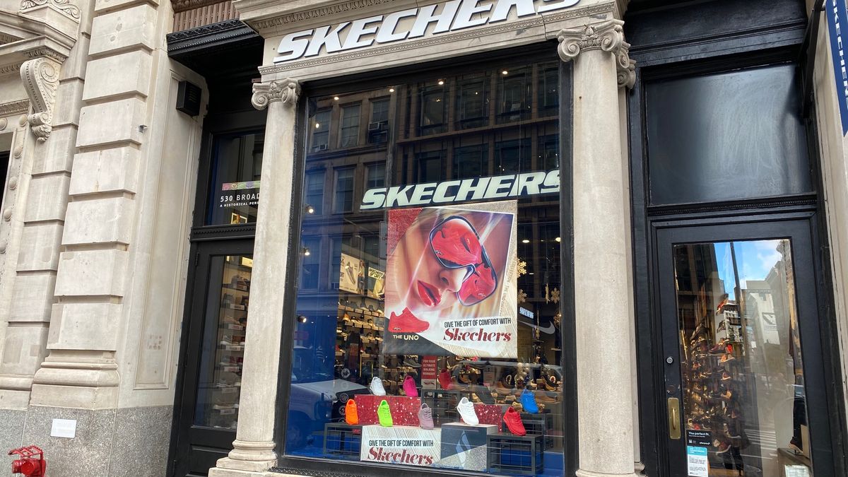 Skechers storefront.